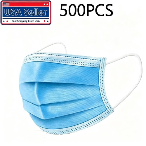 Blue 500 pcs - 500, disposable