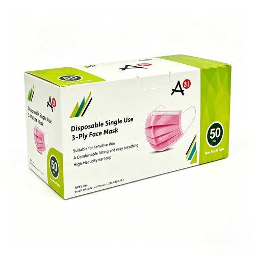 50pcs disposable ply face - 50pcs,